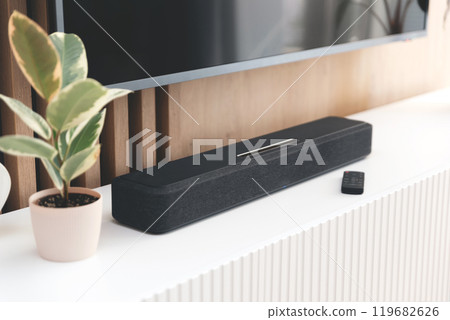 Smart home audio system, soundbar Smart home audio system, soundbar 119682626
