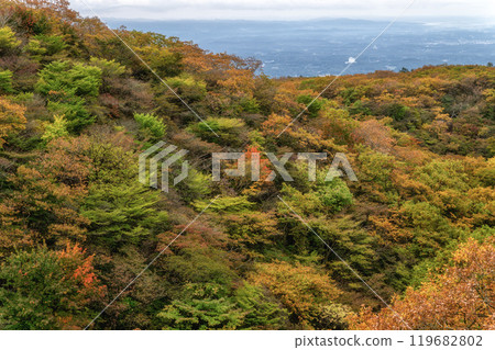 Autumn foliage around Mount Nasu, Tochigi Prefecture Autumn foliage around Mount Nasu, Tochigi Prefecture 119682802