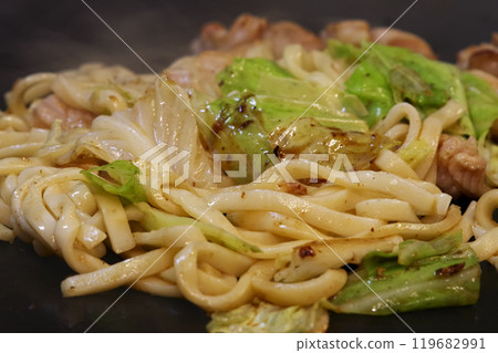 Hyogo Prefecture's Sayo Town specialty: Hormone udon Hyogo Prefecture's Sayo Town specialty: Hormone udon 119682991