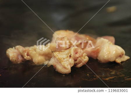 How to grill tripe on an iron plate 119683001
