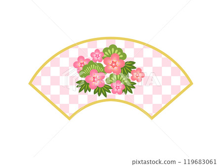 Japanese pattern background 119683061