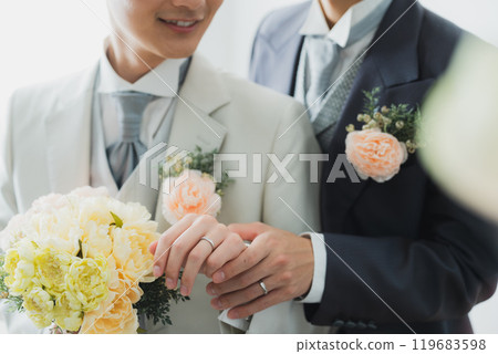 LGBT wedding party image 119683598