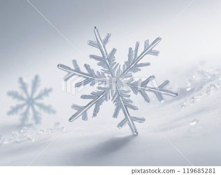 Crystal of snow	 119685281