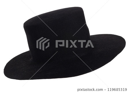 Old west black hat. 119685319