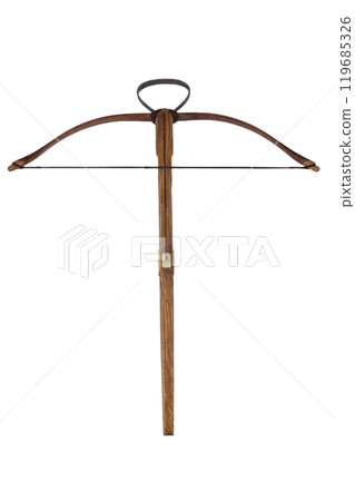 crossbow isolated on white 119685326