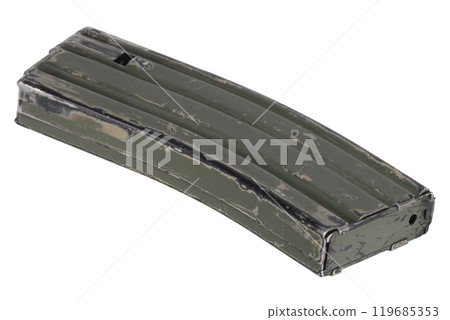 Standard issue 30-round M16 magazine Standard issue 30-round M16 magazine 119685353