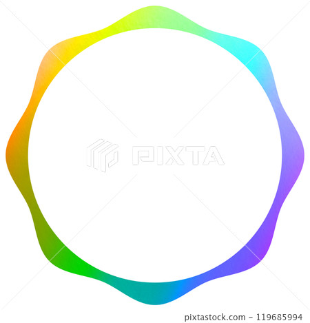 Holographic foil_frame_round Holographic foil_frame_round 119685994