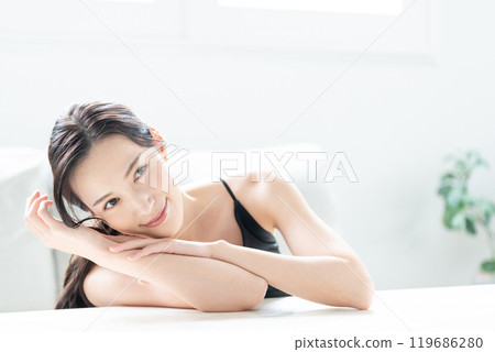 Young woman beauty image Young woman beauty image 119686280