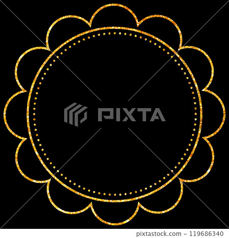 Glitter_frame_round 119686340