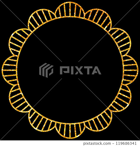金銀絲閃光_frame_circle 金銀絲閃光_frame_circle 119686341