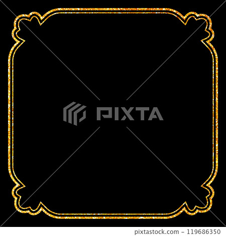 金銀絲閃光_frame_square 119686350