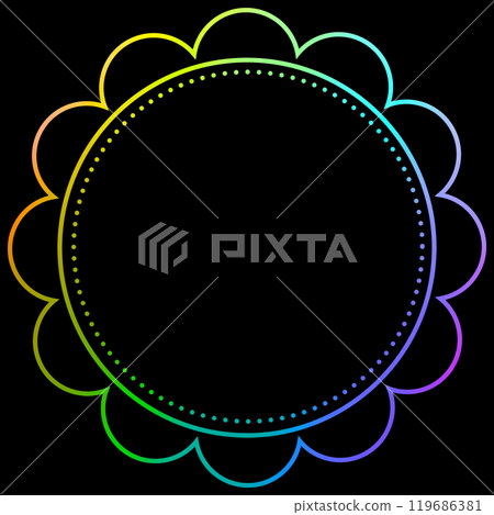 全息箔_frame_round 全息箔_frame_round 119686381