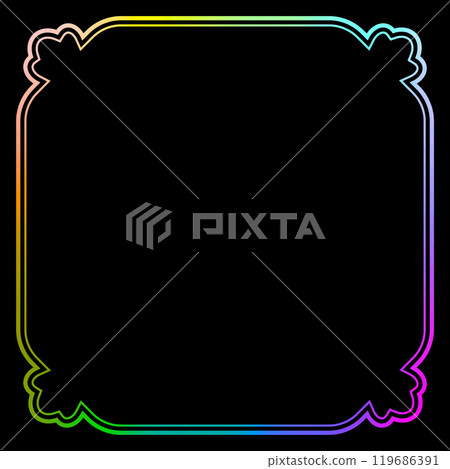 Holographic foil_frame_square Holographic foil_frame_square 119686391