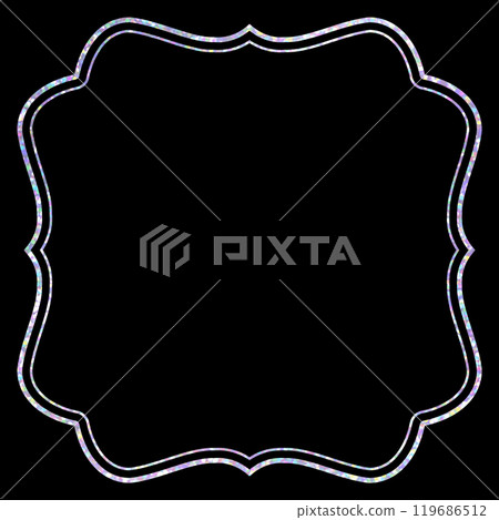Holographic foil_frame_square Holographic foil_frame_square 119686512