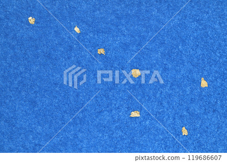 使用日本紙和金箔的北斗七星圖像[背景材料] 119686607