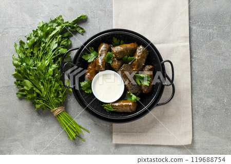 Dolma, tasty and delicious food, homemade food 119688754