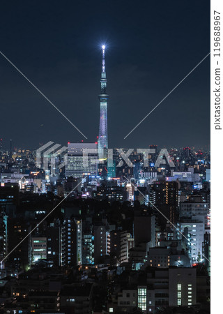 Night view from the observation deck of Tokyo's Bunkyo Ward Office Night view from the observation deck of Tokyo's Bunkyo Ward Office 119688967