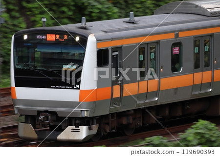 [JC] Chuo Line E233 Series Train-10CARS (Rapid: Tokyo⇔Takao) 119690393