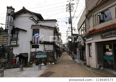 鳥取三朝 三朝溫泉街景 鳥取三朝 三朝溫泉街景 119690573