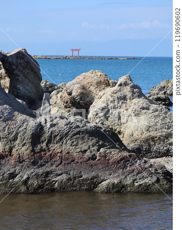 森戶海岸的岩石區 119690602