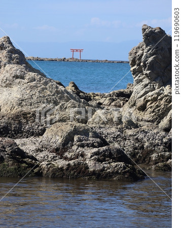 Rocky area of the Hayama fault 119690603