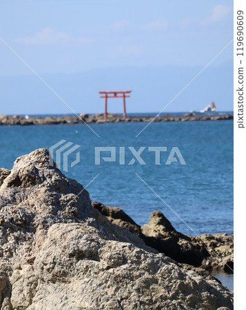Morito Daimyojin Shrine and Morito Beach Morito Daimyojin Shrine and Morito Beach 119690609