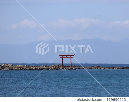 鳥居與海（森戶大名神） 119690613