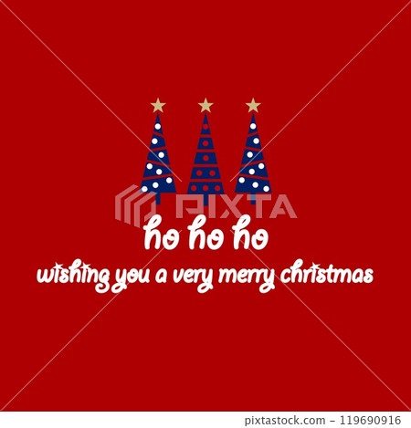 Christmas tree ho ho ho 119690916