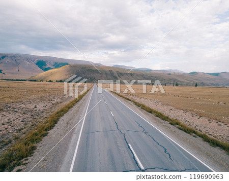 Chuisky tract in the Altai mountains. Siberia, Russia, Chuisky tract in the Altai mountains. Siberia, Russia, 119690963