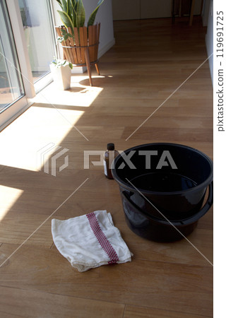 Flooring floor cleaning 119691725