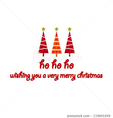 Christmas tree ho ho ho 119691849