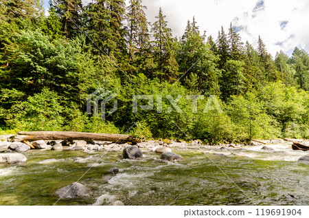Kettle River near Cascade Falls located Northeast of Mission, British Columbia, Canada 119691904
