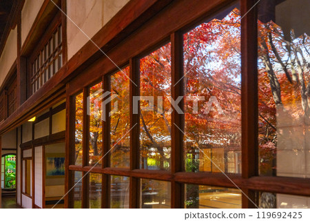 Autumn in Higashiyama, Kyoto, Kenninji Temple, Shion Garden covered in autumn leaves Autumn in Higashiyama, Kyoto, Kenninji Temple, Shion Garden covered in autumn leaves 119692425