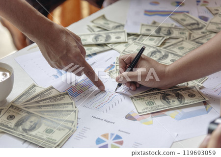 Close up hands giving money bribe payment. Hands holding dollar bill bribery financial economy business people. Business people corrupt illegal settlements try to pay graft. Corruption bribe concept Close up hands giving money bribe payment. Hands holding dollar bill bribery financial economy business people. Business people corrupt illegal settlements try to pay graft. Corruption bribe concept 119693059