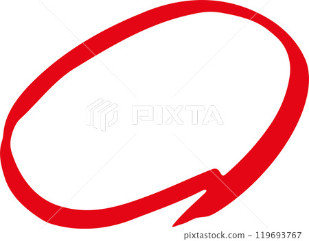 手繪紅圈評分測試 119693767