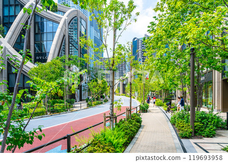 [東京] 大自然豐富的麻布台街景 119693958
