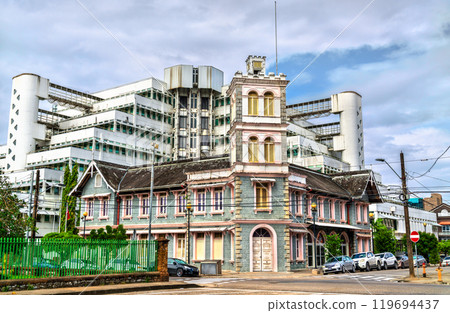 Old Fire Station and National Library, Historic Landmarks in Port of Spain, Trinidad and Tobago 119694437