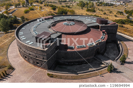 Aerial view of Sev Berd fortress in Gyumri Aerial view of Sev Berd fortress in Gyumri 119694994
