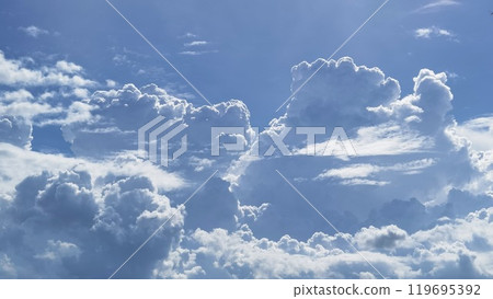 Beautiful blue sky with cloud Beautiful blue sky with cloud 119695392