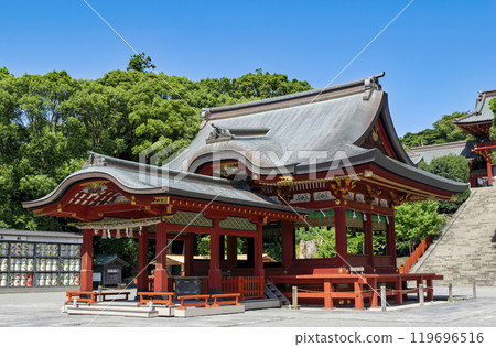Kamakura Tsurugaoka Hachimangu Shrine Maiden or Kagura Hall 119696516