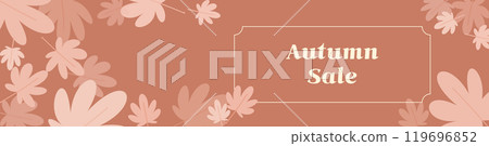 The background frame of autumn leaves. The background frame of autumn leaves. 119696852