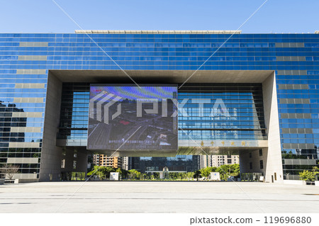Architecture view of the Taichung City Government Building, Taiwan. It is the highest-level local administrative agency in Taichung. 119696880