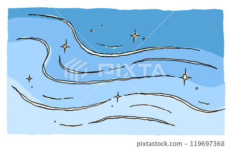 海灘的插圖 海灘的插圖 119697368