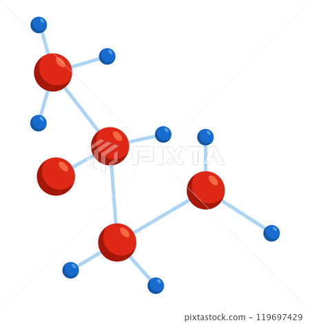 Design element of school subject icon concept. Education in school. Flat vector illustration isolated on white background 119697429