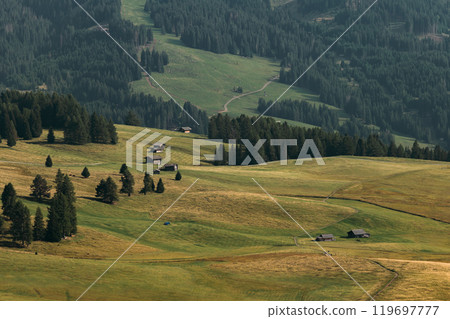 Gorgeous and Scenic Mountain Landscape of the breathtaking Dolomites, rich in adventure and outdoor experiences 119697777