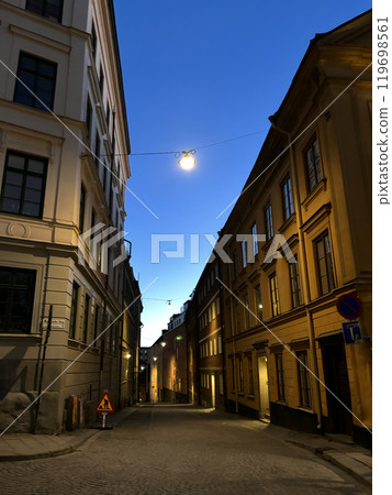 Sweden building night view 119698561