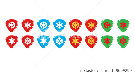 Snowflake Guitar pick vector Christmas bass ukulele icon logo snow Santa Claus Xmas cartoon character doodle illustration symbol graphic design Snowflake Guitar pick vector Christmas bass ukulele icon logo snow Santa Claus Xmas cartoon character doodle illustration symbol graphic design 119699299