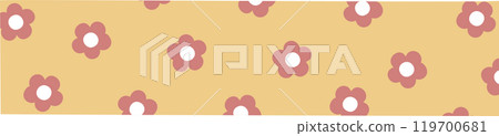 Yellow Color flower washi tape scrapbook stripes, sticky label tags and decorative scotch strip paper sticker tape, banner flat design png illustration design Yellow Color flower washi tape scrapbook stripes, sticky label tags and decorative scotch strip paper sticker tape, banner flat design png illustration design 119700681