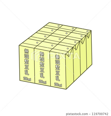 12 紙盒（1 打）200ml 未調節豆漿 119700742