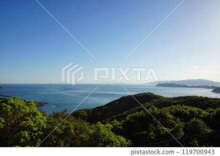 View of the Kitan Strait from Wakayama Kada Vacation Village 119700943